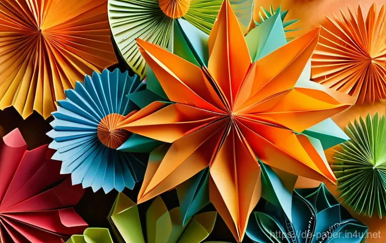 종이공예 심화 과정 - **Prompt: Precision Paper-Cutting in a Crafts Studio**
    "A close-up shot of skilled hands, belong...