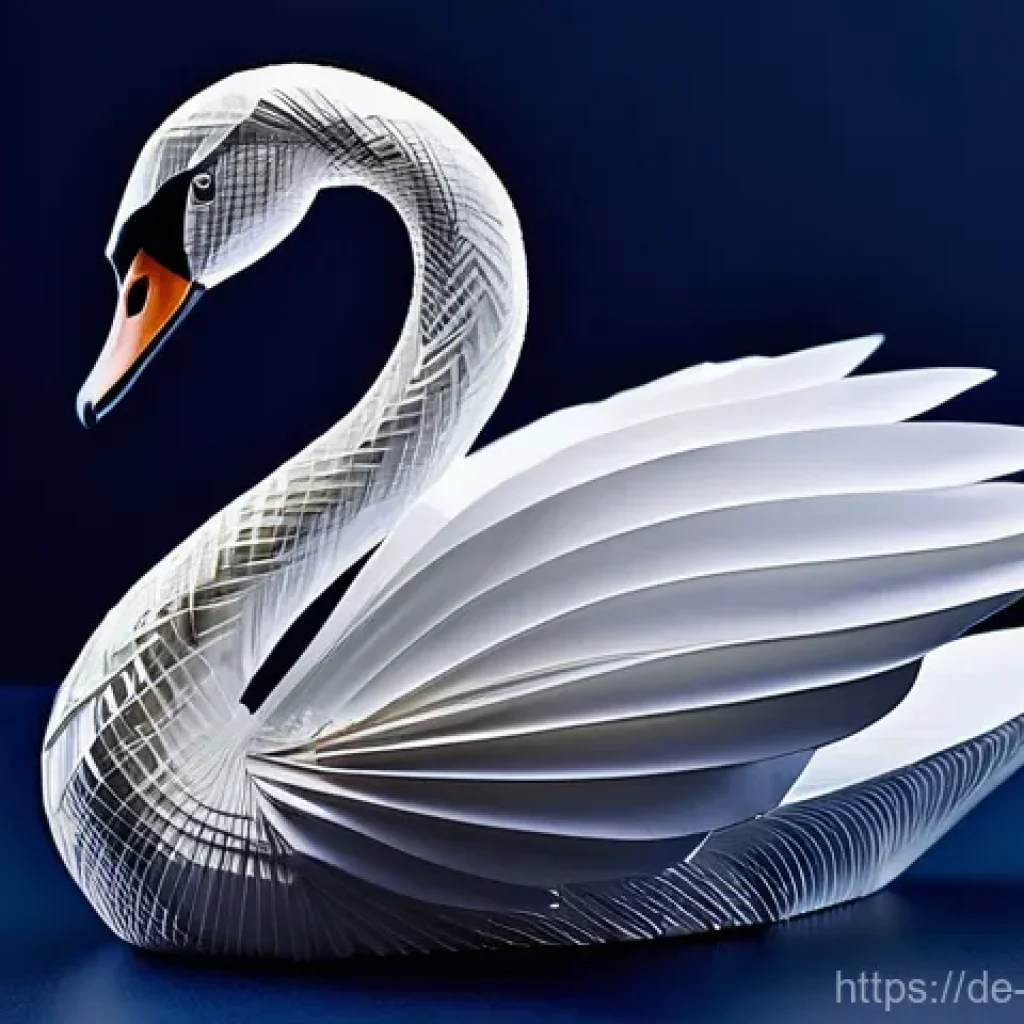 종이공예 기법 유형 - **Origami Masterpiece:**
    "A stunning, highly detailed close-up shot of an intricate origami mode...